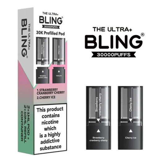 Strawberry Cranberry Cherry / Cherry Ice - Bling Ultra+ 30K Refill Pods