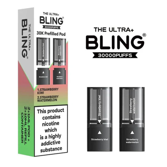 Strawberry Kiwi / Strawberry Watermelon - Bling Ultra+ 30K Refill Pods