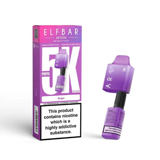 Elf Bar AF5000 Refill Pods | All Flavours! | Only 3.99! VapehouseUK Elf Bar AF5000 Refill Pods | All Flavours! | Only 3.99! VapehouseUK
