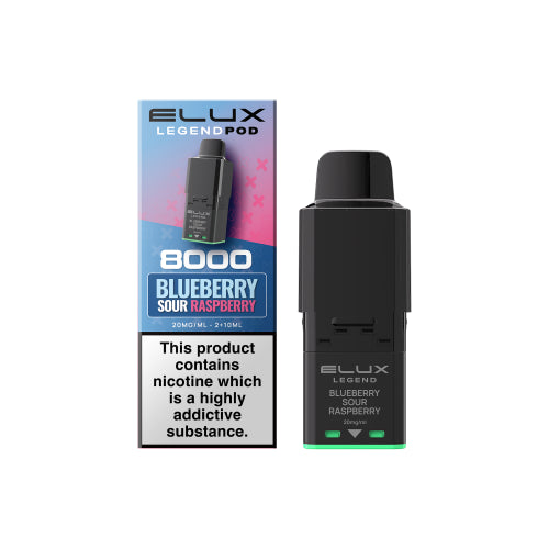 Blueberry Sour Raspberry – Elux Legend 8000 Refill Pods