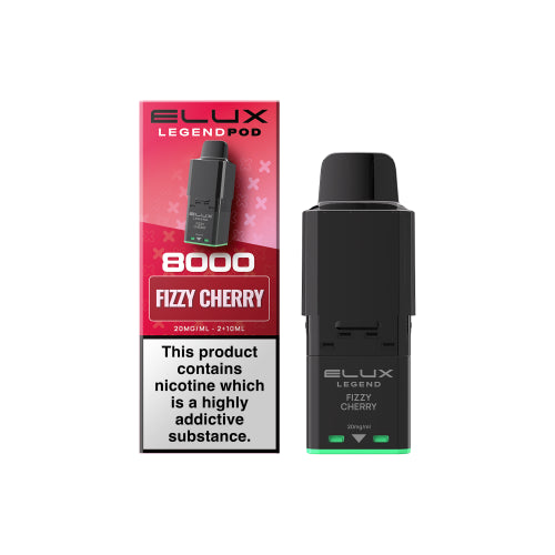 Fizzy Cherry – Elux Legend 8000 Refill Pods