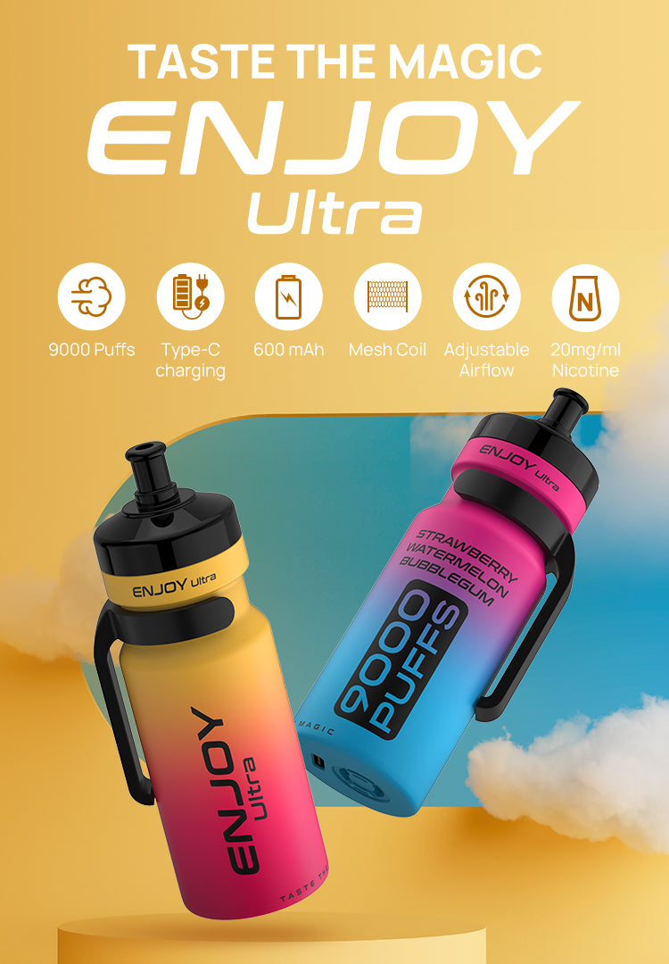 Enjoy Ultra 9000 | Water Bottle Disposable Vape | From £6.99! – VapehouseUK