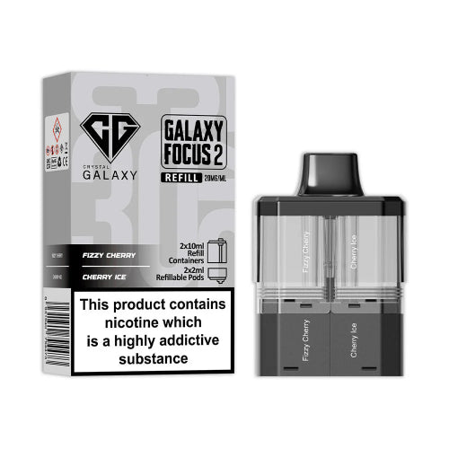 Fizzy Cherry / Cherry Ice Crystal Galaxy Focus 2 30K Refill Pods