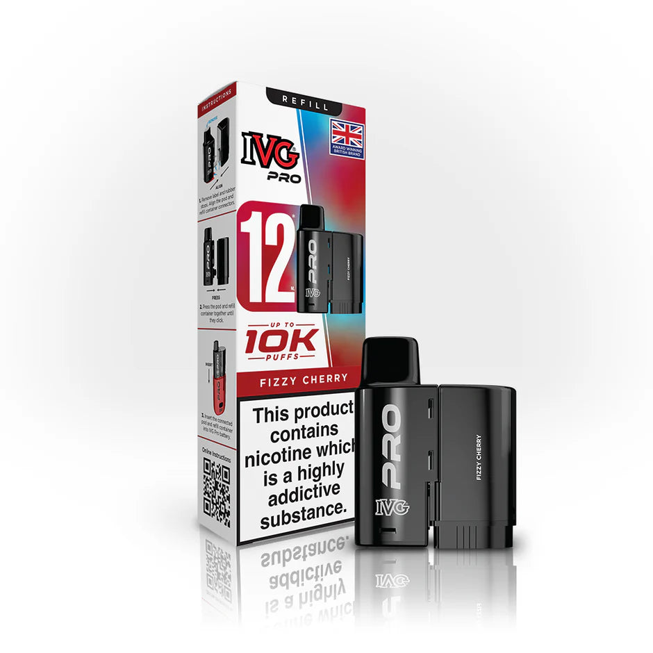 Fizzy Cherry - IVG Pro 12 10K Replacement Pods