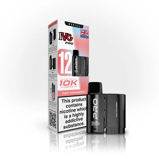 Fizzy Strawberry - IVG Pro 12 10K Replacement Pods