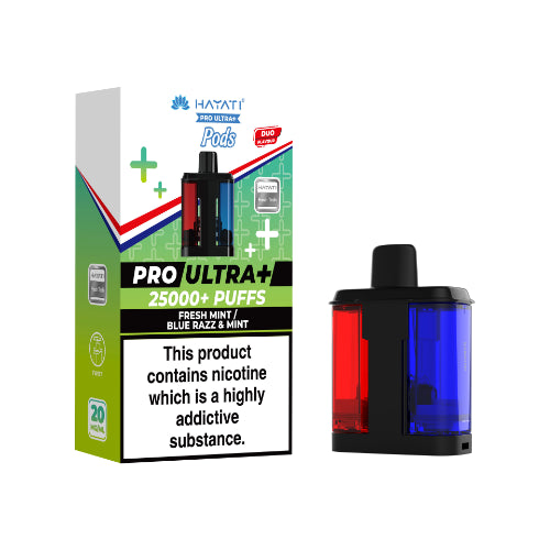 Fresh Mint / Blue Razz Mint – Hayati Pro Ultra 25K Refill Pods