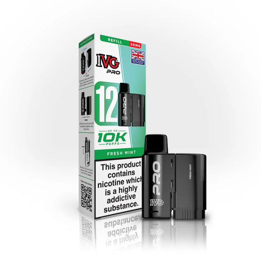 Fresh Mint - IVG Pro 12 10K Replacement Pods