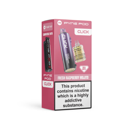 Fresh Raspberry Mojito - Pyne Pod Click 50k Replacement Pods