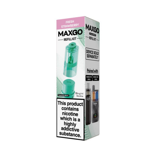 Fresh Strawberry – Relx Maxgo 33K Replacement Pods *New*