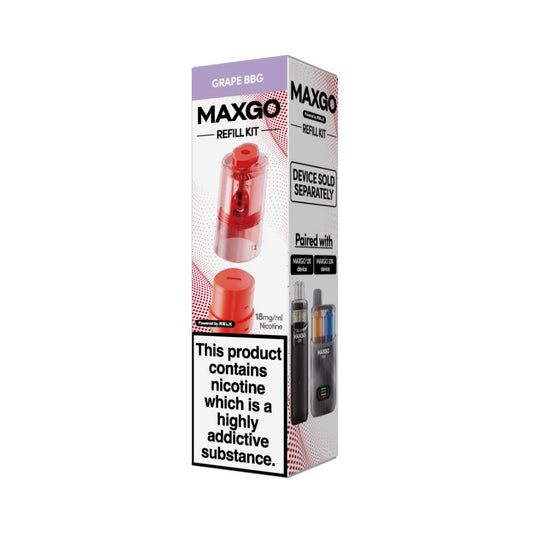 Grape BBG – Relx Maxgo 33K Replacement Pods *New*