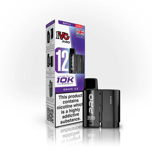 Grape Ice - IVG Pro 12 10K Replacement Pods