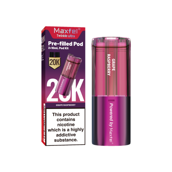 Grape Raspberry - Maxfel Twinkle Ultra 20K Refill Pods