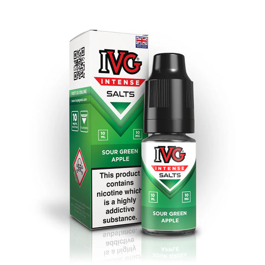 Sour Green Apple - IVG Intense Nic Salts 10ml