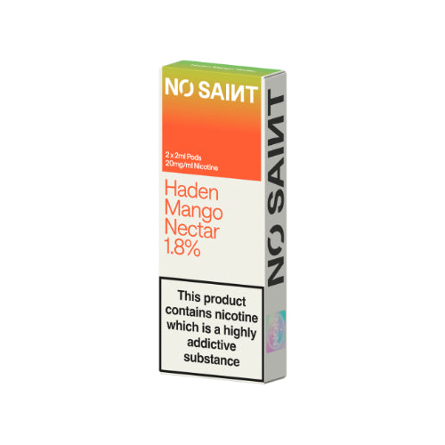 Haden Mango Nectar 1.8% – No Saint Refill Pods 2pack