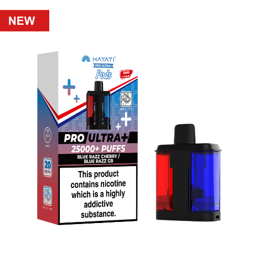 Blue Razz Cherry / Blue Razz Gummy Bear - Hayati Pro Ultra 25K Refill Pods