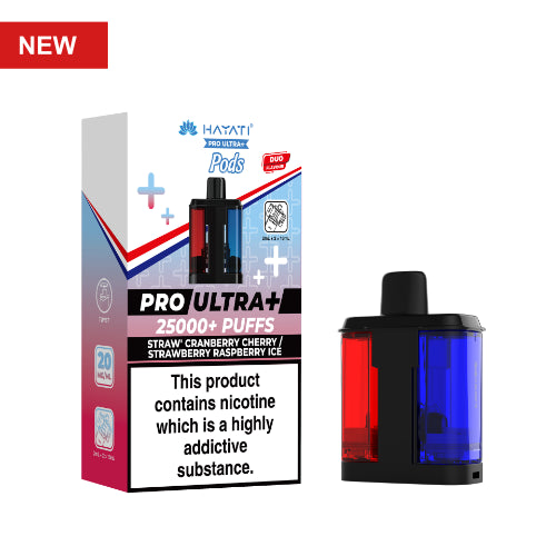 Strawberry Cranberry Cherry / Strawberry Cherry Ice - Hayati Pro Ultra 25K Refill Pods