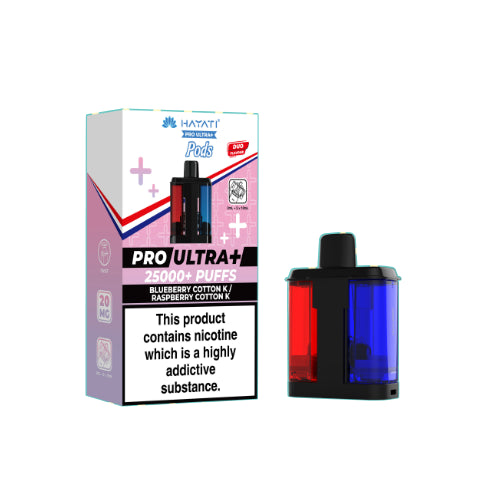 Blueberry Cotton Candy / Raspberry Cotton Candy - Hayati Pro Ultra 25k Replacement Pods