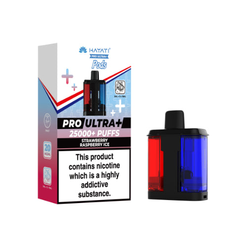 Strawberry Raspberry Ice - Hayati Pro Ultra 25k Replacement Pods *New*