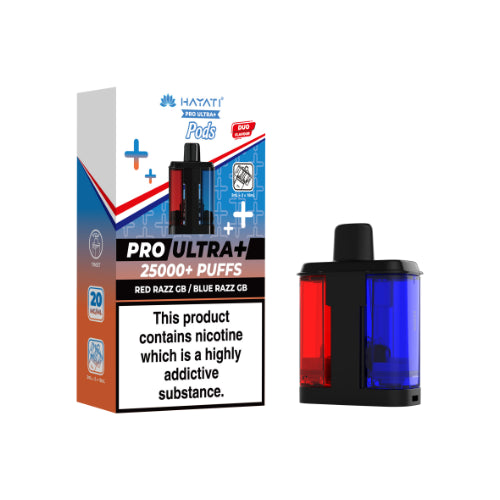 Red Razz GB / Blue Razz GB - Hayati Pro Ultra 25k Replacement Pods *New*