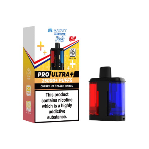 Cherry Ice / Peach Mango - Hayati Pro Ultra 25k Replacement Pods