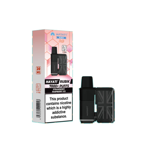 Strawberry Raspberry Ice - Hayati Rubik 7000 Refill Pods