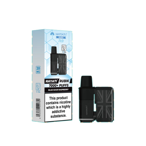 Blue Sour Raspberry - Hayati Rubik 7000 Refill Pods