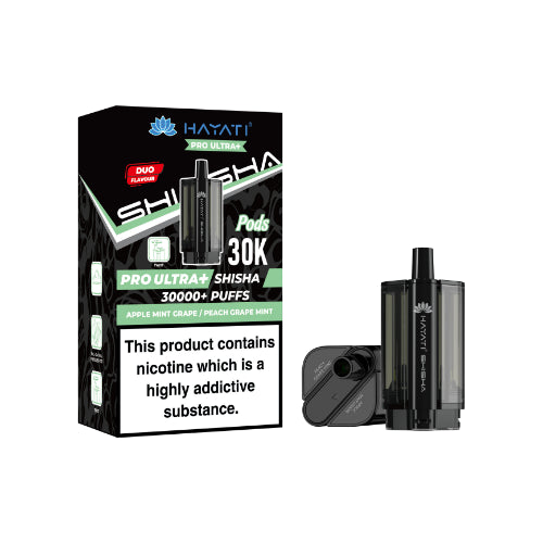 Apple Mint Grape / Peach Grape Mint – Hayati Shisha 30K Refill Pods