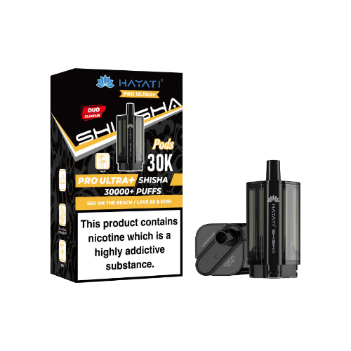Sex On The Beach / Love 66 &amp; Kiwi – Hayati Shisha 30K Refill Pods