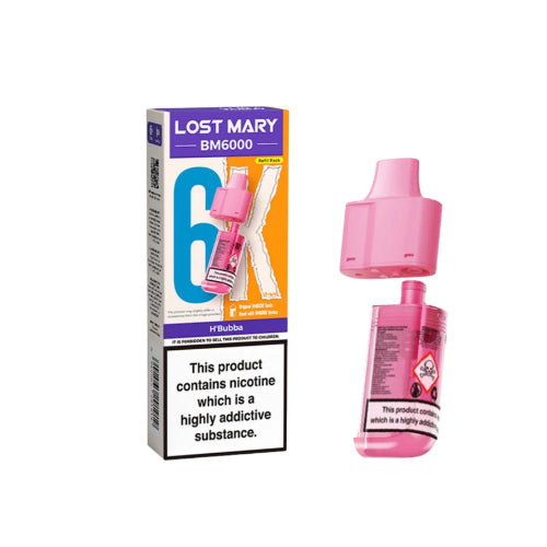 H’Bubba – Lost Mary BM6000 Refill Pods