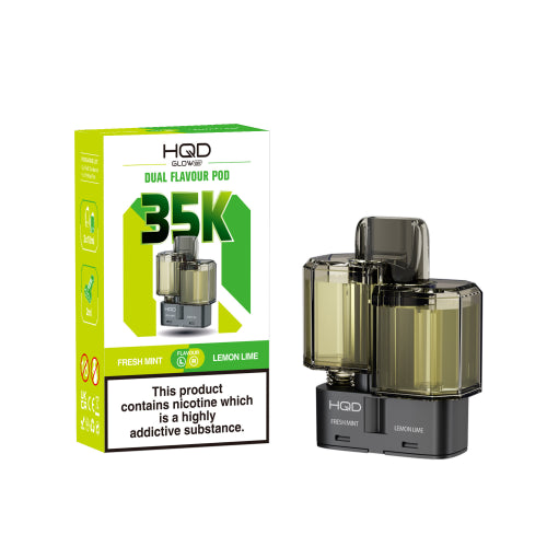 Fresh Mint / Lemon Lime - HQD Glow Air 35K Refill Pods
