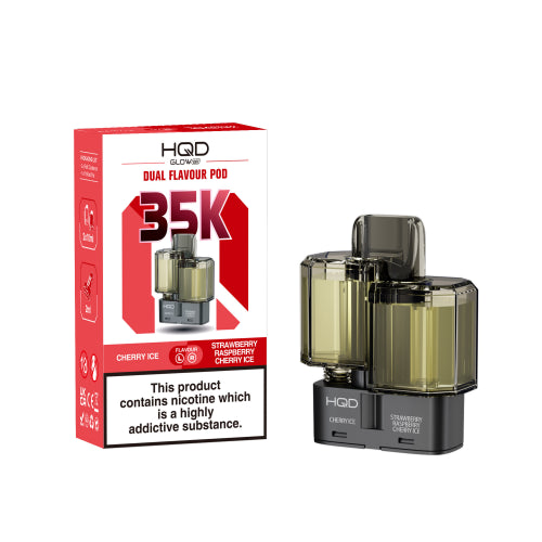Watermelon BG / Strawberry BG - HQD Glow Air 35K Refill Pods