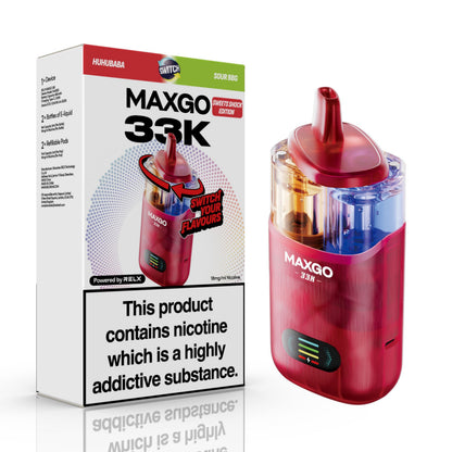 RELX Maxgo Combo 33k Prefilled Dual Flavour Pod Kit