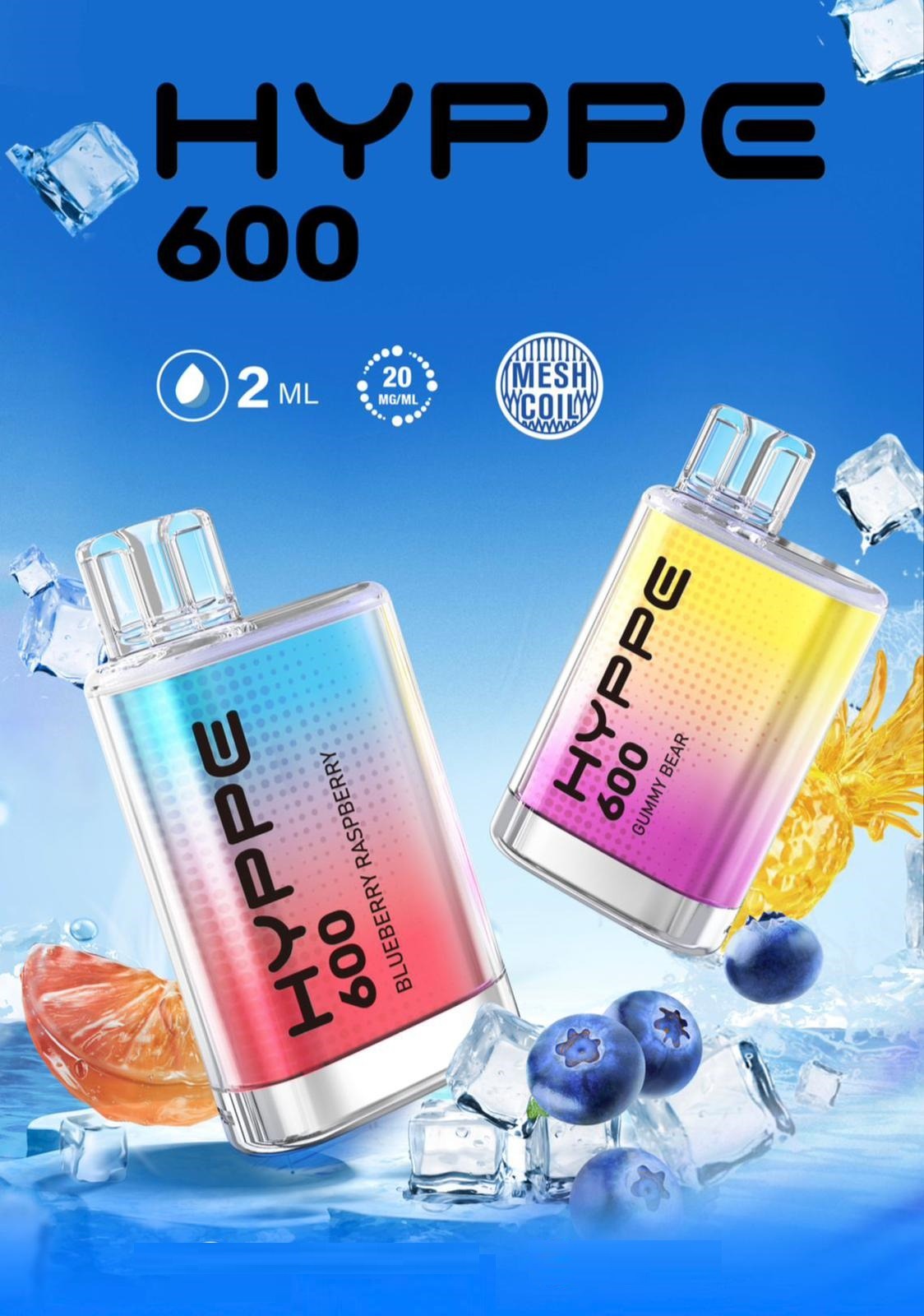 Hyppe 600 Puff Disposable Vape Bar