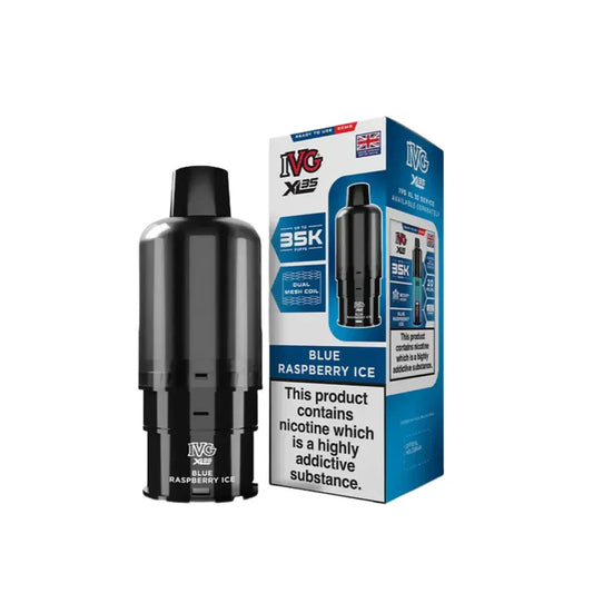 Blue Raspberry Ice – IVG XL 35K Refill Pods