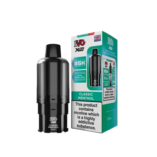 Classic Menthol – IVG XL 35K Refill Pods