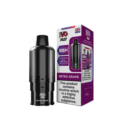 Retro Grape – IVG XL 35K Refill Pods