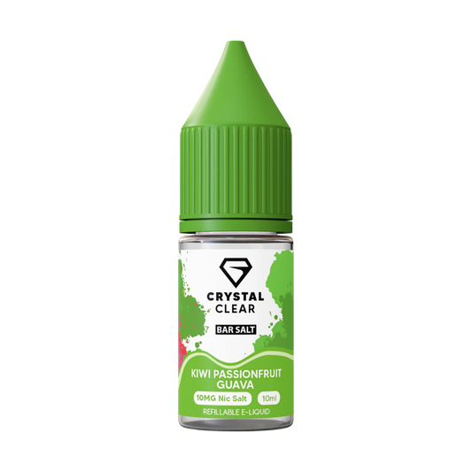Kiwi Passionfruit Guava - Crystal Clear Nic Salts 10ml