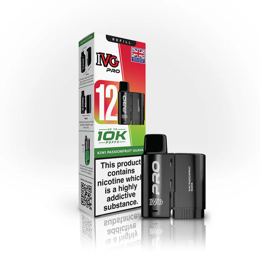 Kiwi Passionfruit Guava - IVG Pro 12 10K Replacement Pods