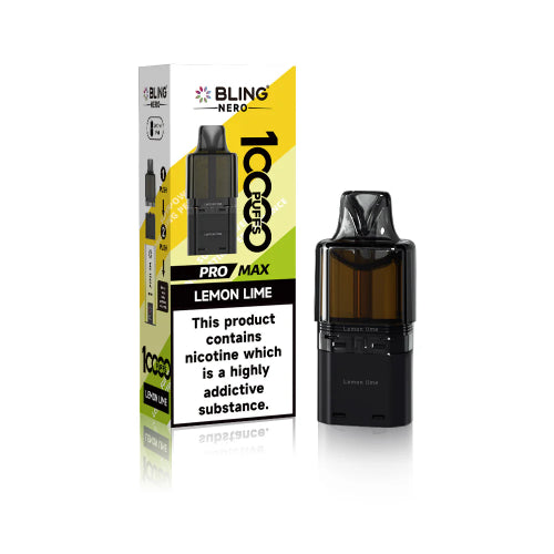 Lemon Lime - Crystal Bling Nero 10K Refill Pods