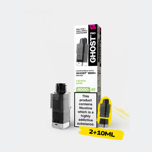 Lemon Lime - Ghost Pro 8000+ Refill Pods