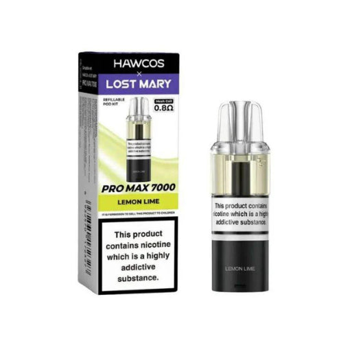 Lemon Lime – Lost Mary x Hawcos Pro Max 7000 Refill Pods