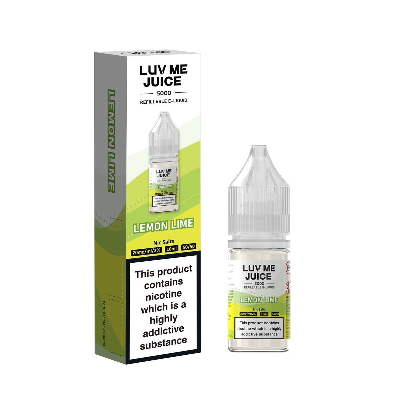Lemon Lime - Luv Me Nic Salts 10ml