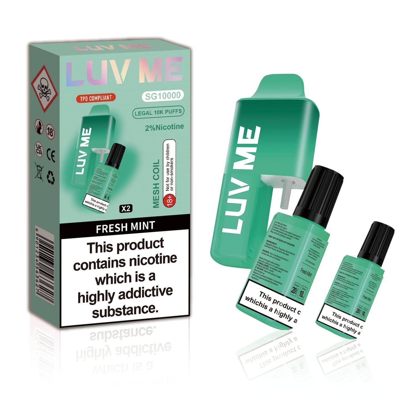 Luv Me SG10000 Dual Vape Prefilled Pod Kit