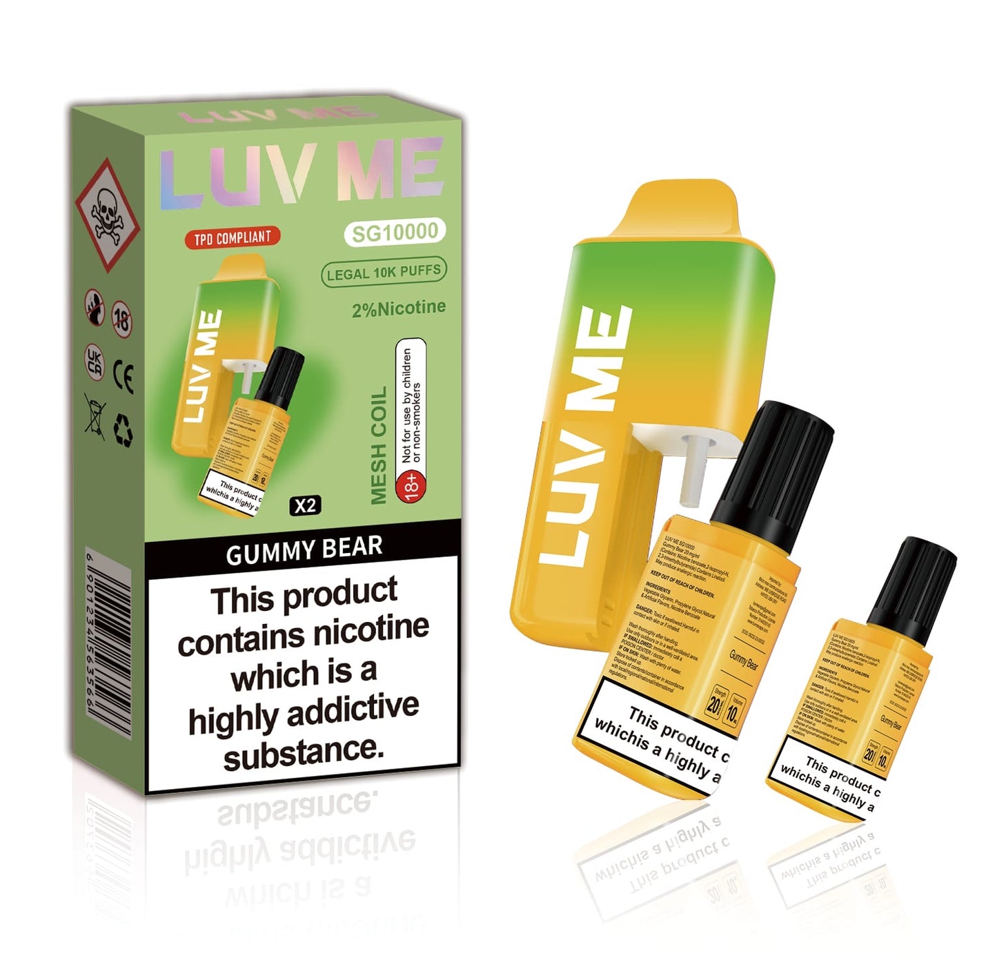Luv Me SG10000 Dual Vape Prefilled Pod Kit