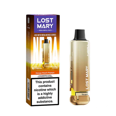 Mango Peach Papaya – Lost Mary Nera 15k Refill Pods *New*