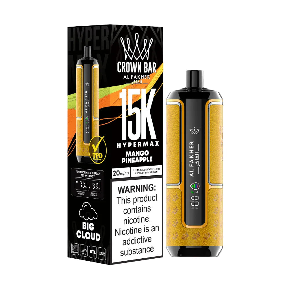 Al Fakher 15k Hyper Max Crown Bar