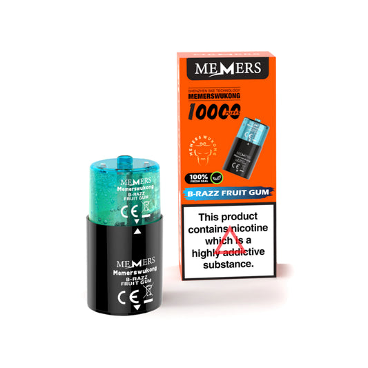 B-Razz Fruit Gum – Memers Wukong V10000 Replacement Pods *New*