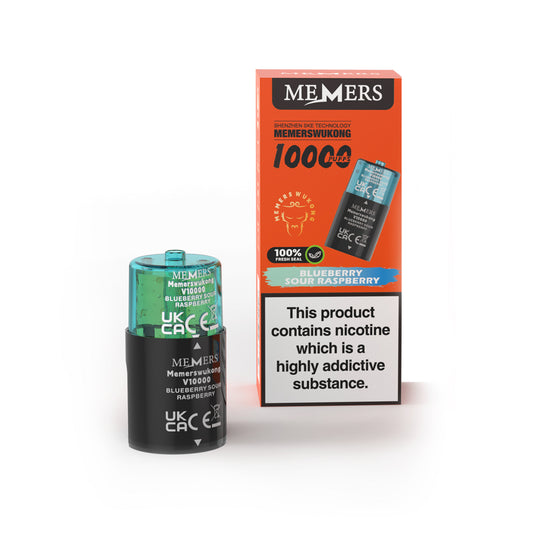 Blueberry Sour Raspberry - Memers Wukong V10000 Replacement Pods