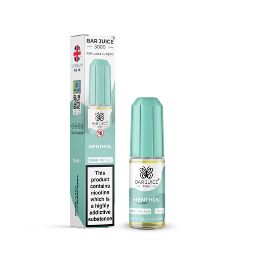 Menthol – Bar Juice Nic Salts 10ml