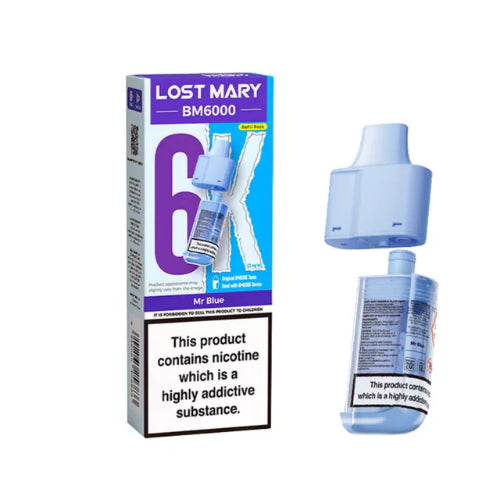 Mr Blue – Lost Mary BM6000 Refill Pods *New*